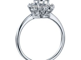 Кольцо из белого золота э4712кц09200303