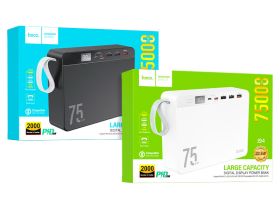 Универсальный внешний аккумулятор Hoco J94 75000mAh USBx3/ Micro USB/ Type-C (черный)