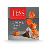 Чай черный Tess Карамельный шарм, в пирамидках, 20 шт.
