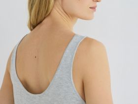 Вязаная майка с кашемиром, Серый