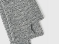 Гетры из пряжи с шерстью, Серый