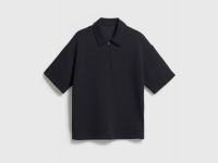 Поло на молнии, Черный