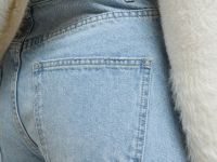 Джинсы wide leg fit женские