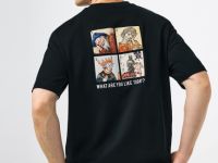 Футболка с арт-принтом, Черный