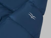 Стеганый пуховик с натуральным пухом