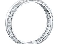 Кольцо из белого золота с бриллиантами э0901кц04210379