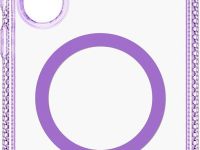 Чехол Itskins Hybrid Clear для Galaxy S25 Ultra прозрачный/сиреневый