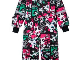 Комбинезон текстильный с полиуретановым покрытием для девочек