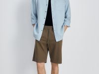 Шорты из хлопка с эластичным поясом