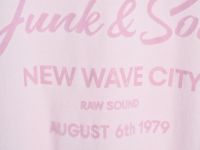 Футболка с бархатным принтом, Розовый