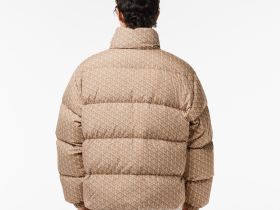 Мужской пуховик Lacoste Packaway с капюшоном