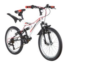 Детский велосипед Novatrack Dart 20, год 2020, цвет Черный