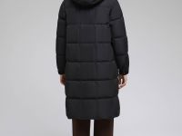 Длинный пуховик с натуральным пухом