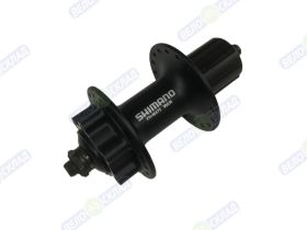 Shimano Втулка задняя M475, 36 отв, 8/9 ск, 6-болт, QR 166мм, цвет Черный