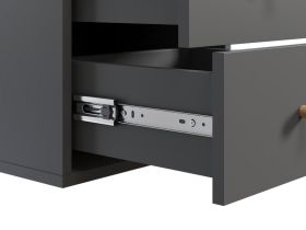 Стеллаж Кейн 2-39x149 Графитовый