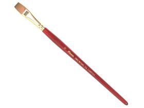 Кисть синтетика №14 плоская Pinax "Oro Rosso 754" короткая ручка