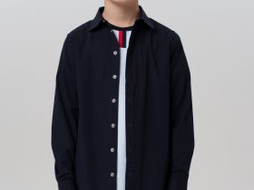 Рубашка текстильная на кнопках для мальчика