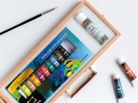 Набор подарочный с масляными красками "Малевичъ" Тициан, 9 предметов