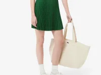 Короткая плиссированная юбка Lacoste