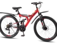 Подростковый велосипед Stels Focus MD 24, год 2026, цвет Синий-Черный, ростовка 16