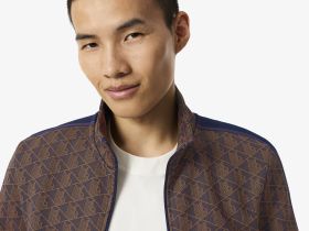 Мужская жаккардовая толстовка Lacoste PARIS с монограммой