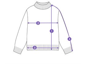 Свитер трикотажный для девочек