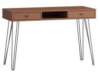 Письменный стол Крейн-1 120x50 Терракотовый/Черный