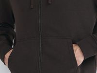 Базовая толстовка на молнии, Коричневый