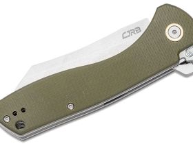 Складной нож CJRB Kicker, сталь AR-RPM9, рукоять G10, зеленый