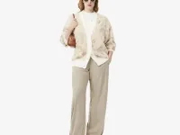 Женский кардиган Lacoste с цветочной вышивкой