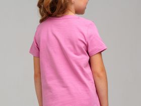 Комплект трикотажный для девочек: фуфайка (футболка), шорты - 2 изделия в наборе