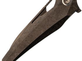 Складной нож TUOTOWN Magpie DLC, сталь M390, рукоять Black Crystal Ti