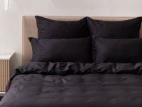 Постельное белье Black страйп-сатин I