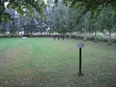 Место захоронения военнопленных. Символический крест