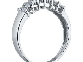 Классическое кольцо из белого золота с бриллиантами э4001кц02159600