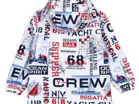 Куртка текстильная с полиуретановым покрытием для мальчиков (ветровка)