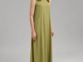 Платье миди А-силуэта