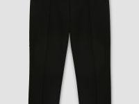 Брюки с шерстью на высокой посадке