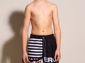 Шорты текстильные плавательные для мальчиков, средней длины