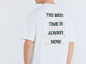 Футболка с принтом, Белый