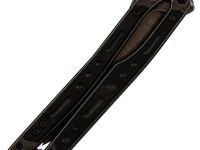 Нож-бабочка (балисонг) НОКС Эльф Black, сталь D2, рукоять G10