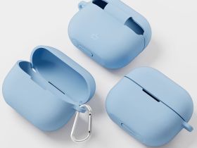 Чехол VLP Charm для Samsung Galaxy Buds 3/3 Pro Голубой