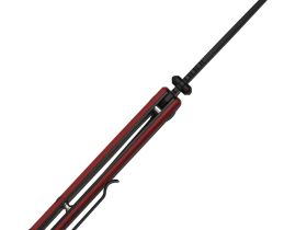 Раскладной нож CJRB Resource, сталь AR-RPM9 с PVD покрытием, рукоять G10, красный