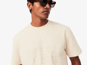 Мужская хлопковая футболка Lacoste