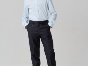 Брюки текстильные для мальчиков (regular fit)