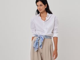 Платок шейный Divina, голубой II