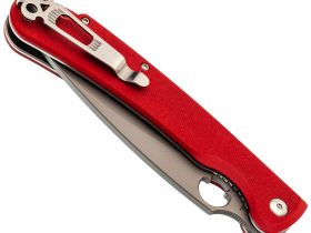 Складной нож Daggerr Sting XL beadblast, сталь VG-10, рукоять Red G10