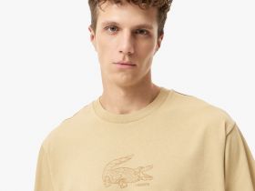 Мужская футболка Lacoste оверсайз из органического хлопка