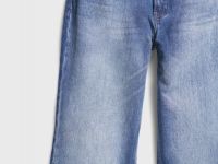 Широкие джинсы с высокой посадкой, Синий