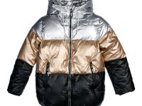 Куртка текстильная с полиуретановым покрытием для девочек